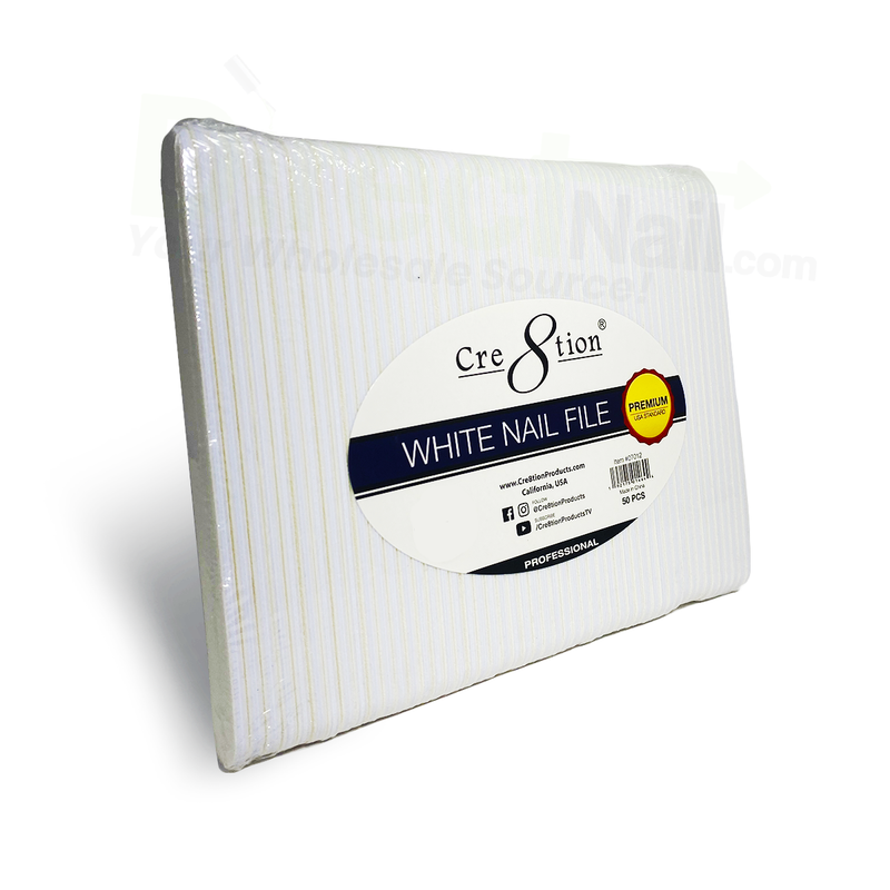 Premium Nail File Regular (Oval) WHITE (80/80) – Jessica Nail & Beauty  Supply